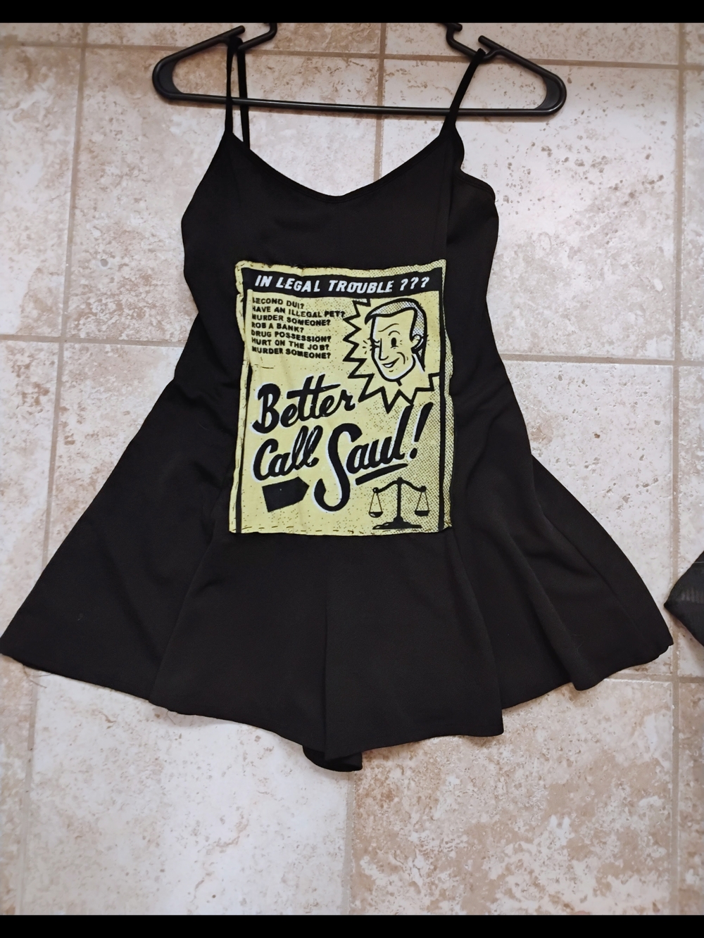 Better Call Saul Black Romper